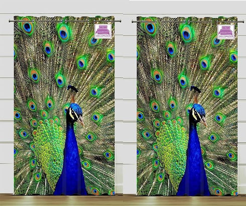 Polyester 3D God Digital Printed Home Furnishing Polyresin Floral Curtains